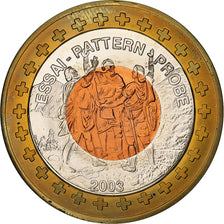 Switzerland, 5 Euro, Fantasy euro patterns, Essai-Trial, Proof, 2003