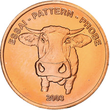 Switzerland, 2 Euro Cent, Fantasy euro patterns, Essai-Trial, Proof, 2003
