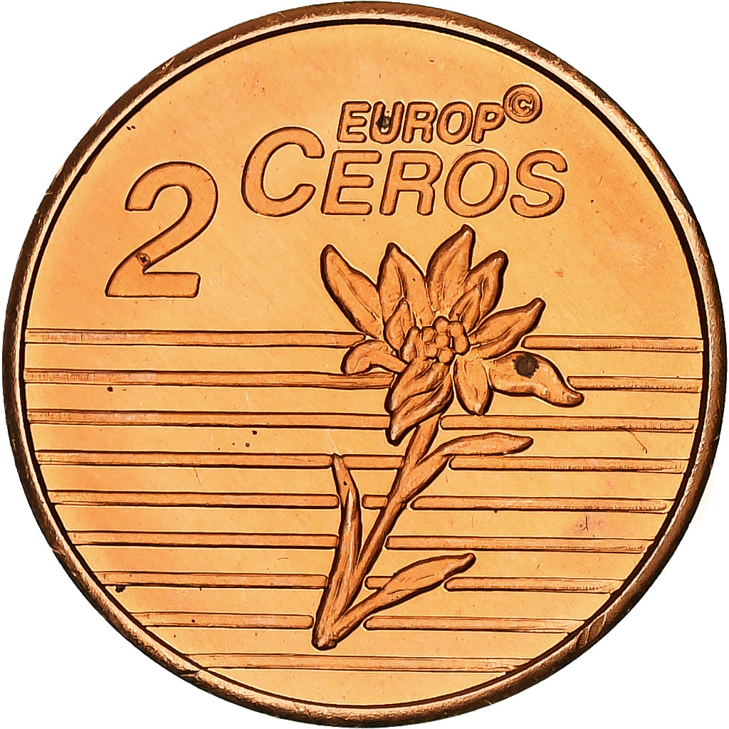 Switzerland, 2 Euro Cent, Fantasy euro patterns, Essai-Trial, Proof, 2003