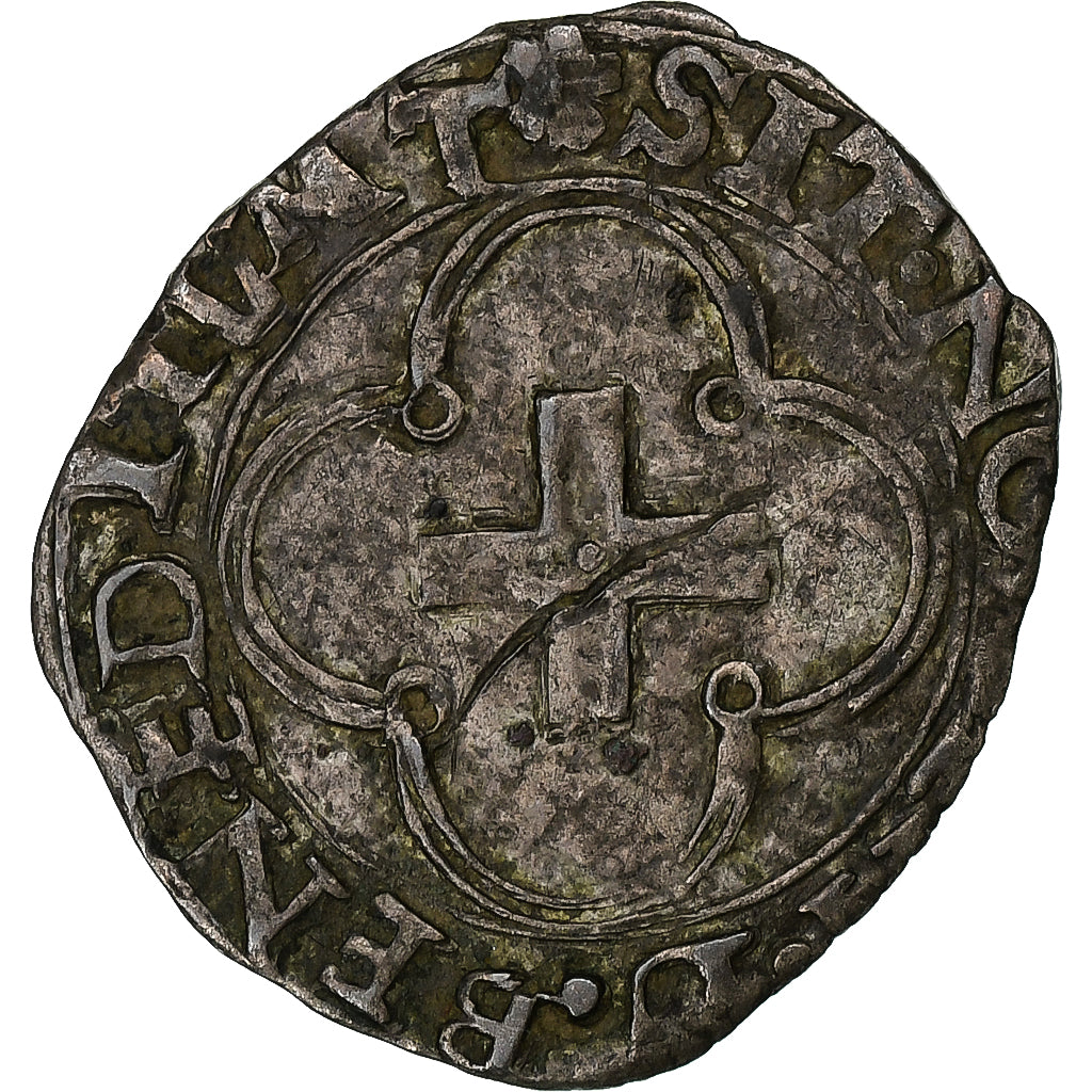 France, François Ier, Douzain du Dauphiné à la croisette, Grenoble, 1er type