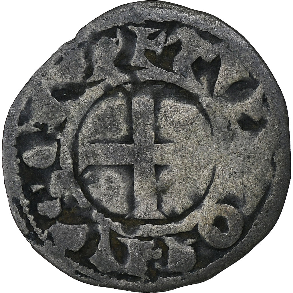 France, Touraine, Denier, ca. 1150-1200, Saint-Martin de Tours, Silver