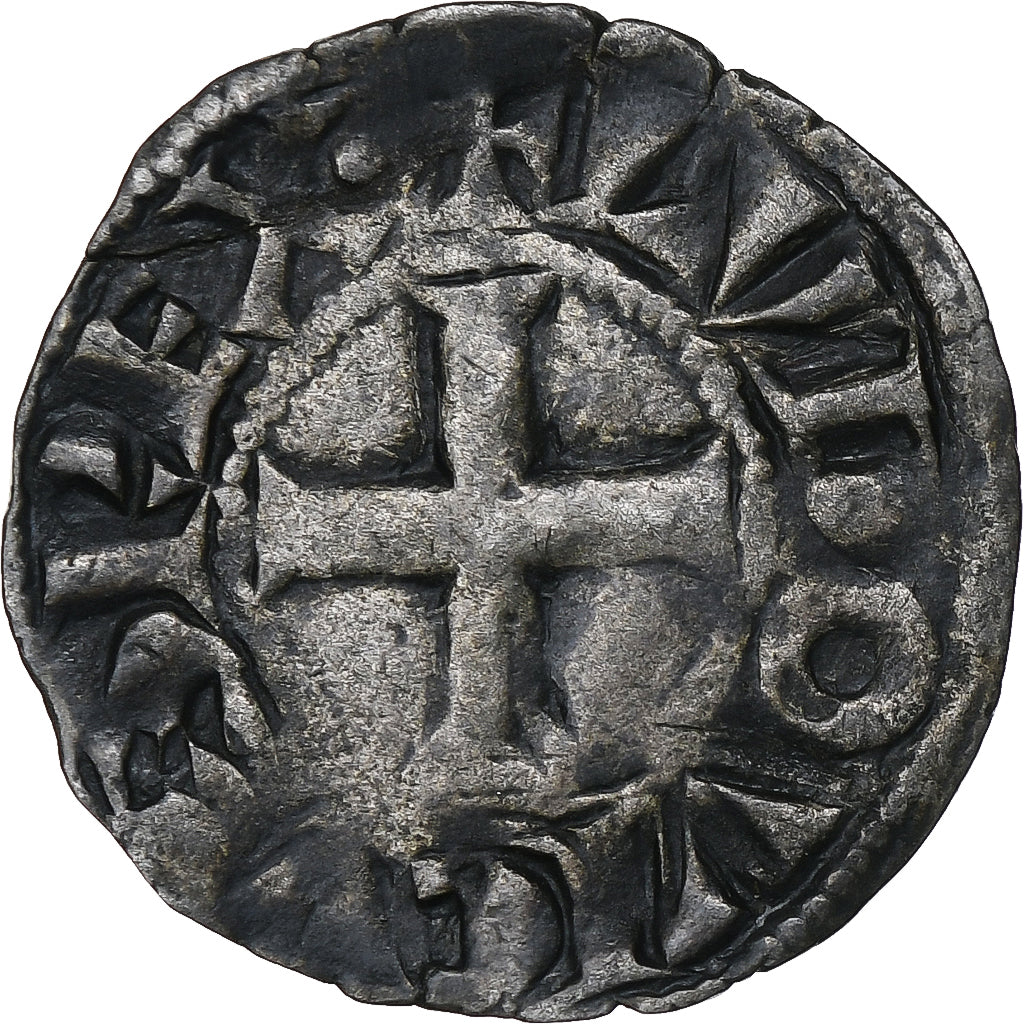 Francia, Louis VIII-IX, Denier Tournois, Vellón, MBC, Duplessy:187