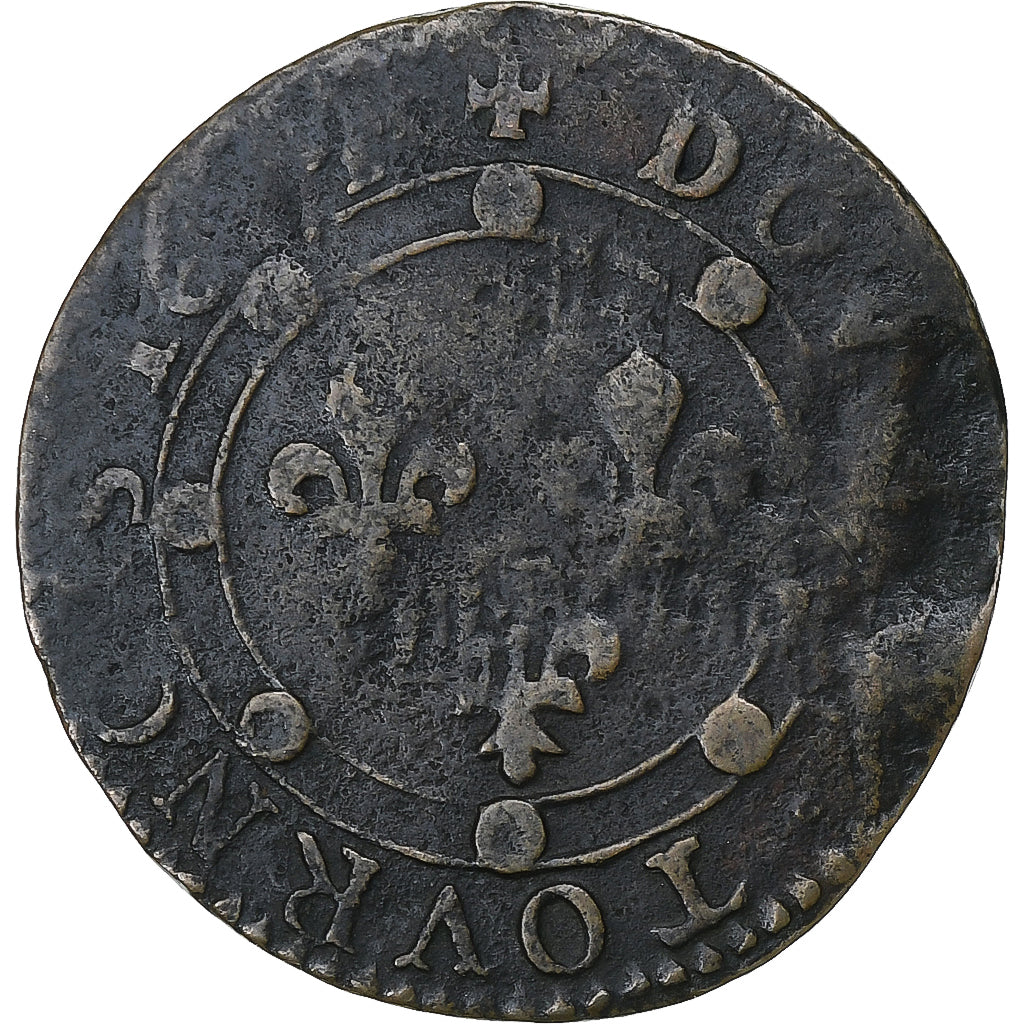 Principality of Arches-Charleville, Charles de Gonzague, Double Tournois, 1634