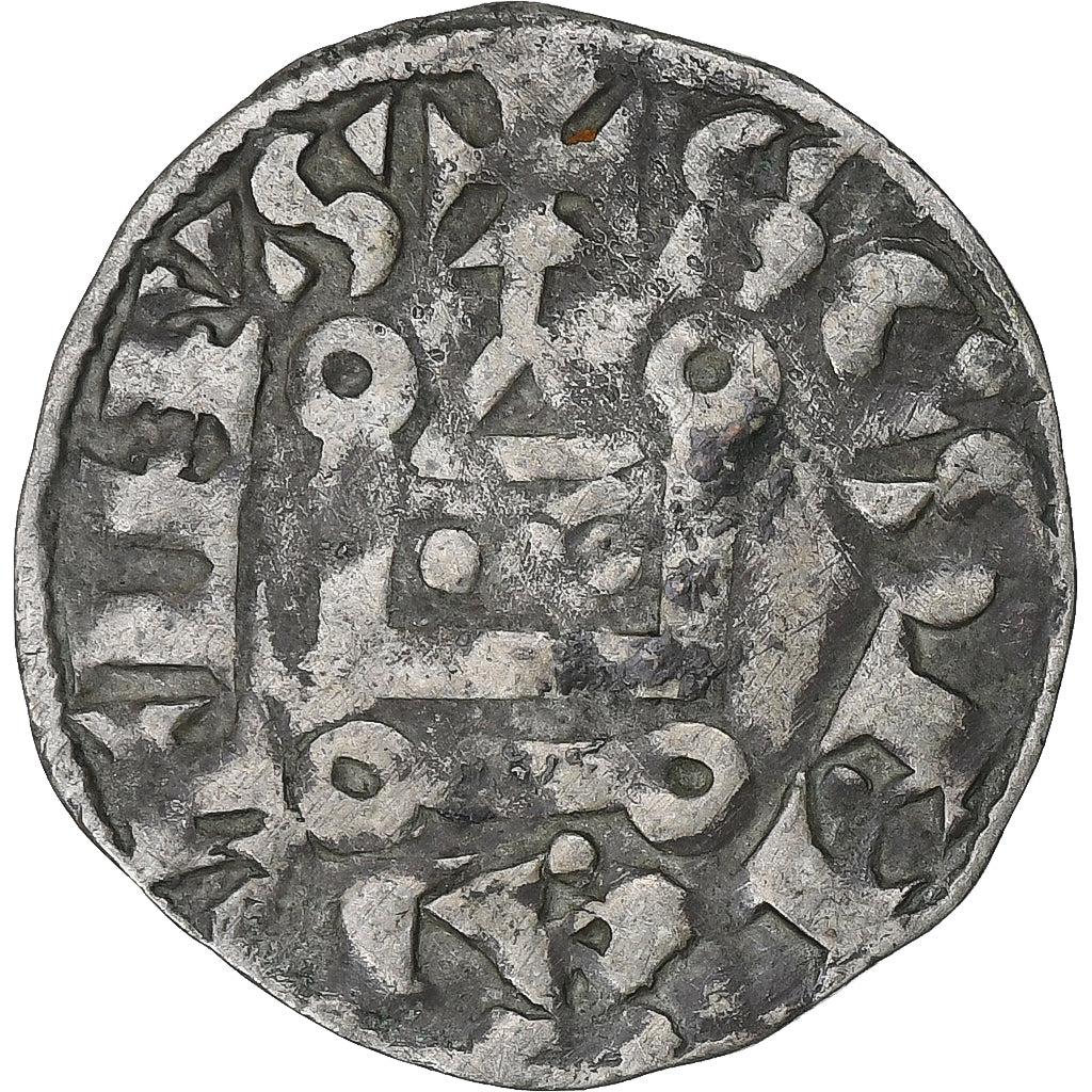 France, Touraine, Denier, ca. 1150-1200, Saint-Martin de Tours, Silver