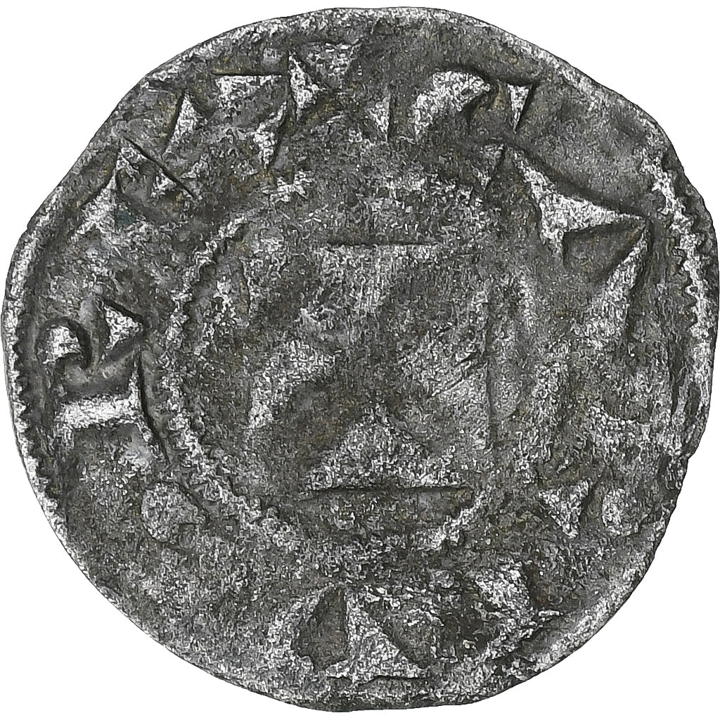 Comté du Poitou, Anonyme, Obole, Melle, Billon, TB+