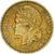 Togo, 2 Francs, 1924, Paris, Aluminium-Brąz, AU(50-53), Lecompte:14, KM:3