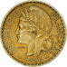 Togo, 2 Francs, 1924, Paris, Aluminium-Brąz, AU(50-53), Lecompte:14, KM:3