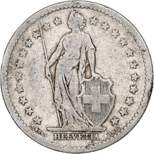Switzerland, 2 Francs, Helvetia, 1874, Bern, Silver, VF(30-35), KM:21