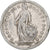Suíça, 2 Francs, Helvetia, 1874, Bern, Prata, VF(30-35), KM:21