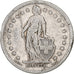 Switzerland, 2 Francs, Helvetia, 1874, Bern, Silver, VF(30-35), KM:21