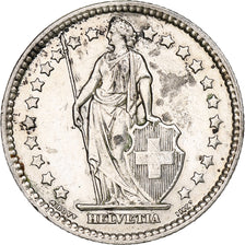 Switzerland, Franc, Helvetia, 1914, Bern, Silver, EF(40-45), KM:24