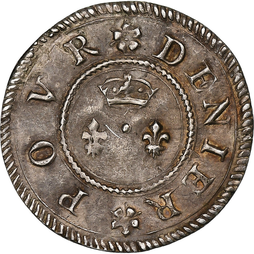 France, Denier à épouser, Silver, Collection Térisse, AU(55-58), Terisse:D33