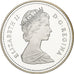 Canadá, Elizabeth II, Dollar, MacKenzie River, 1989, Ottawa, Prueba, Plata