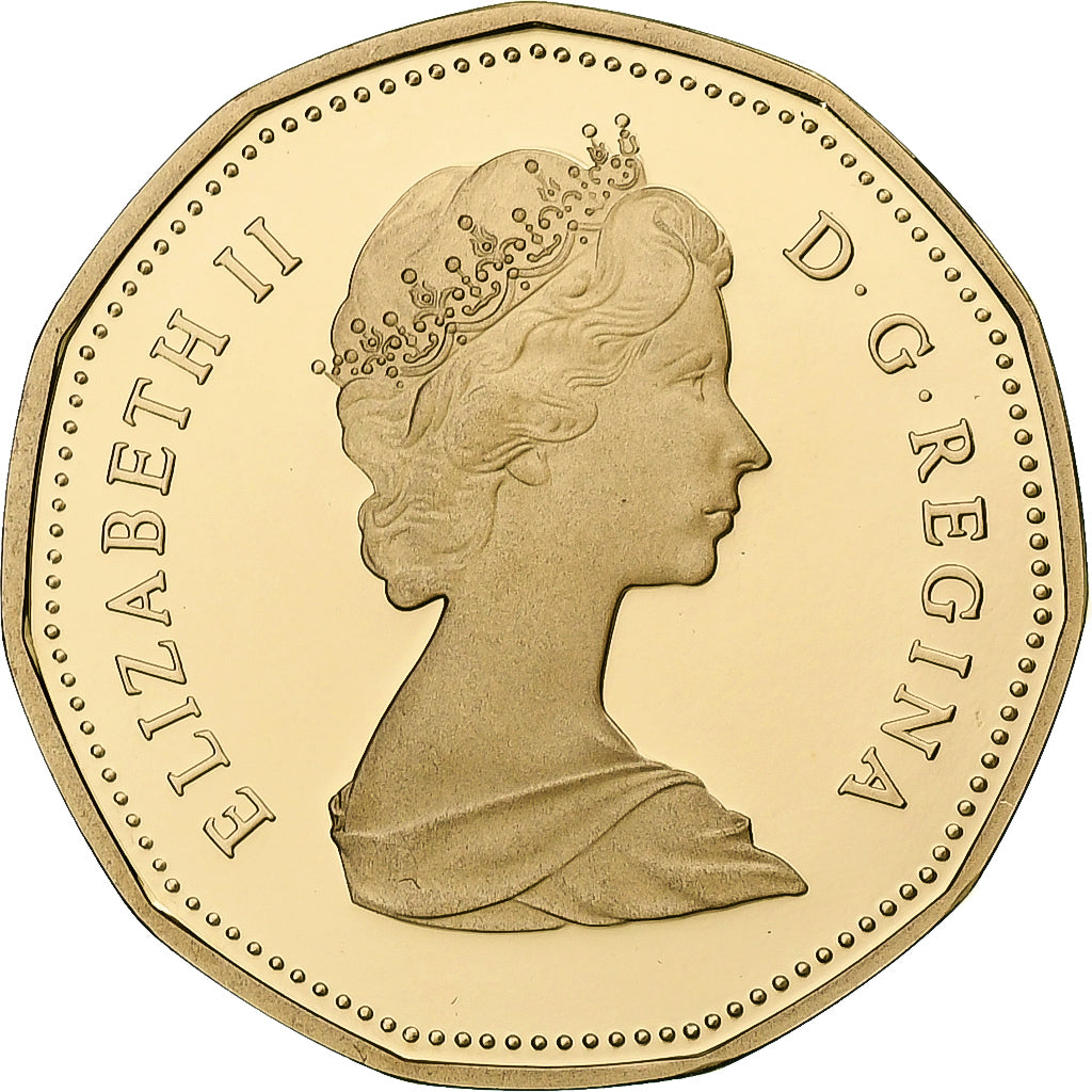 Canadá, Elizabeth II, Dollar, 1989, Ottawa, Prueba, Bronce dorado chapado en