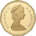Canadá, Elizabeth II, Dollar, 1989, Ottawa, Prueba, Bronce dorado chapado en