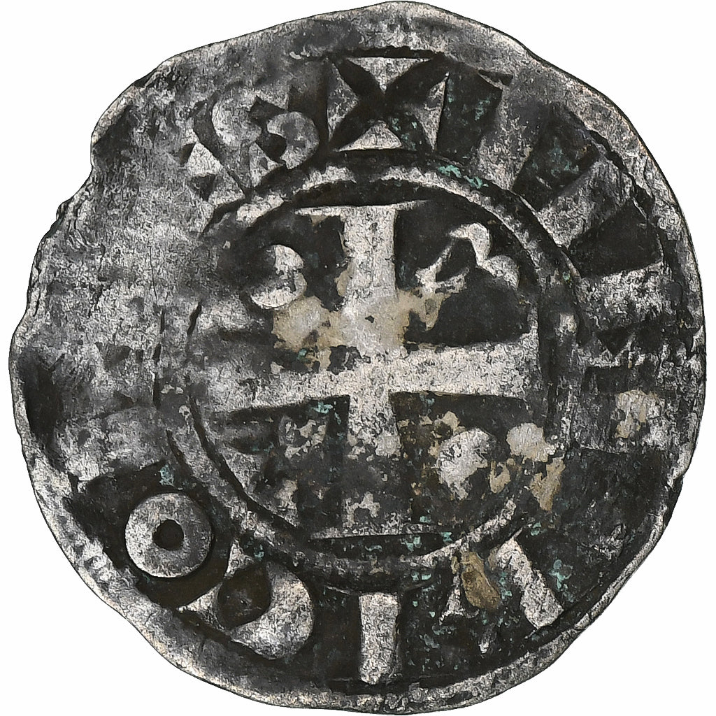 Comté de Champagne, Henri II, Denier au peigne, 1181-1197, Provins