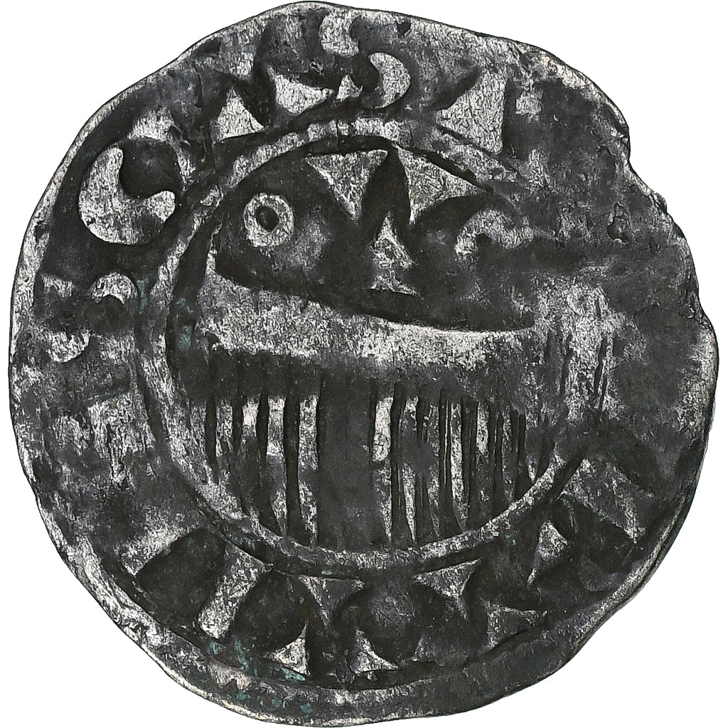 Comté de Champagne, Henri II, Denier au peigne, 1181-1197, Provins