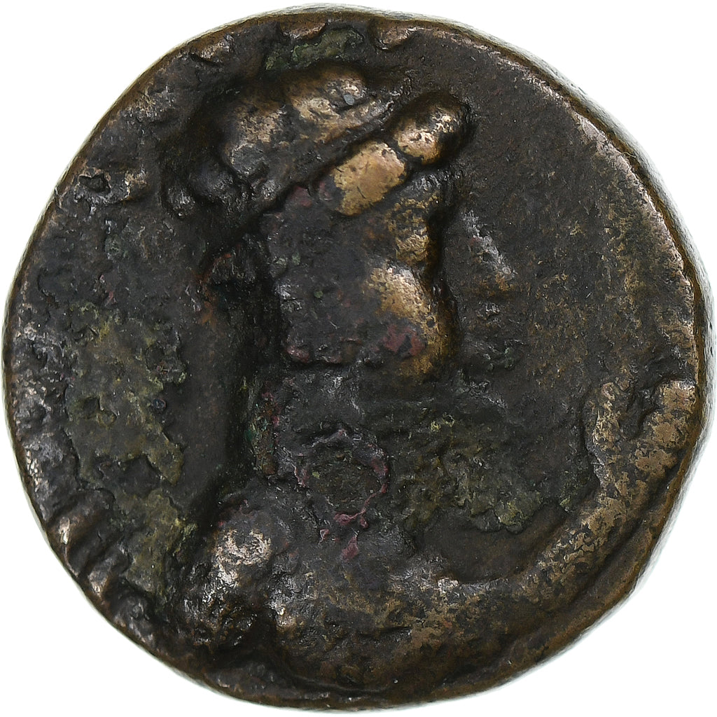 Kushan Empire, Vima Takto, Didrachm, 80-113, Bronzo, BB