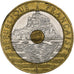 França, 20 Francs, Mont Saint Michel, 1992, Pessac, Trimetálico, AU(50-53)