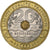 France, 20 Francs, Jeux Méditerranéens, 1993, Pessac, Tri-Metallic, AU(50-53)