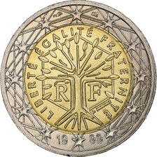 France, 2 Euro, 1999, Pessac, Bi-Metallic, MS(63), KM:1289