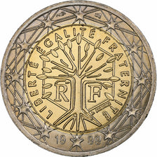 France, 2 Euro, 1999, Pessac, Bi-Metallic, MS(63), KM:1289