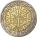 France, 2 Euro, 1999, Pessac, Bi-Metallic, MS(63), KM:1289