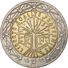 France, 2 Euro, 1999, Pessac, Bi-Metallic, MS(63), KM:1289