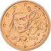 France, 2 Centimes, 1999, Pessac, Copper Plated Steel, MS(63), KM:1283