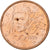 Francja, Centime, 1999, Pessac, Miedź platerowana stalą, AU(55-58)