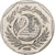 Frankrijk, 2 Francs, René Cassin, 1998, Pessac, Nickel, PR, Gadoury:551