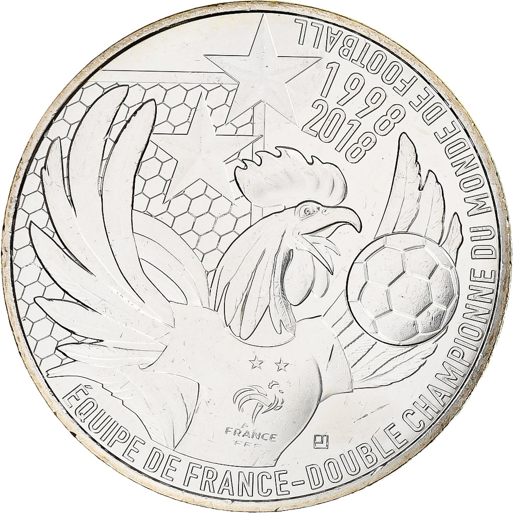 Frankreich, 10 Euro, FIFA 2018, 2018, Monnaie de Paris, Silber, UNZ+
