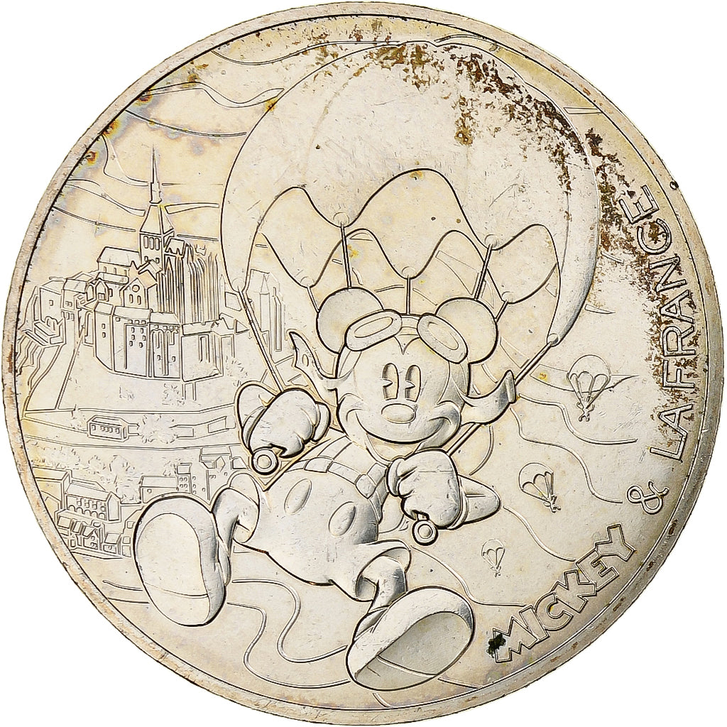 France, 10 Euro, Mickey (Mont Saint-Michel), 2018, Monnaie de Paris, Silver