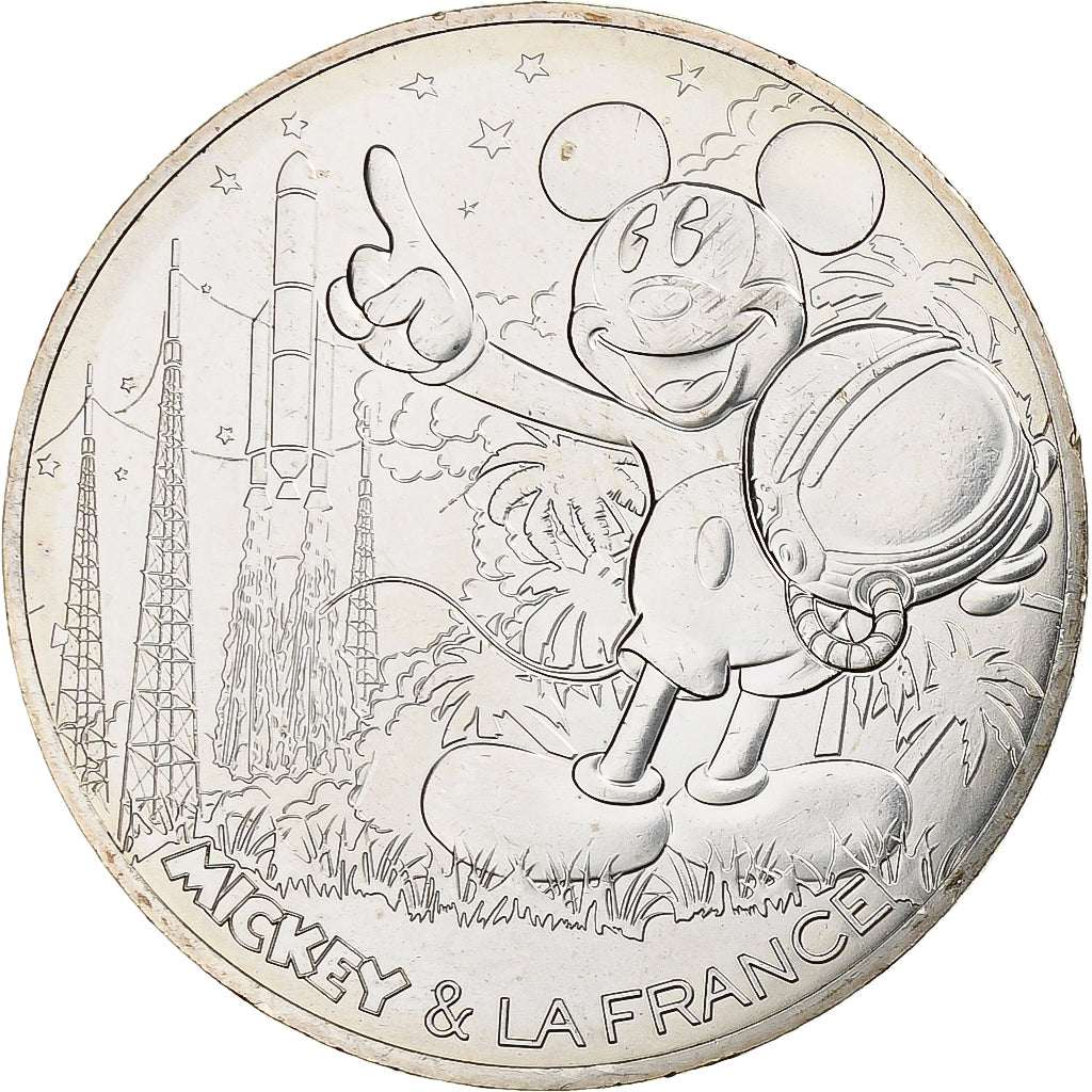 France, 10 Euro, Mickey (Guyane), 2018, Monnaie de Paris, Argent, SPL