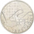 França, 10 Euro, Bretagne, 2010, Monnaie de Paris, Prata, MS(60-62)