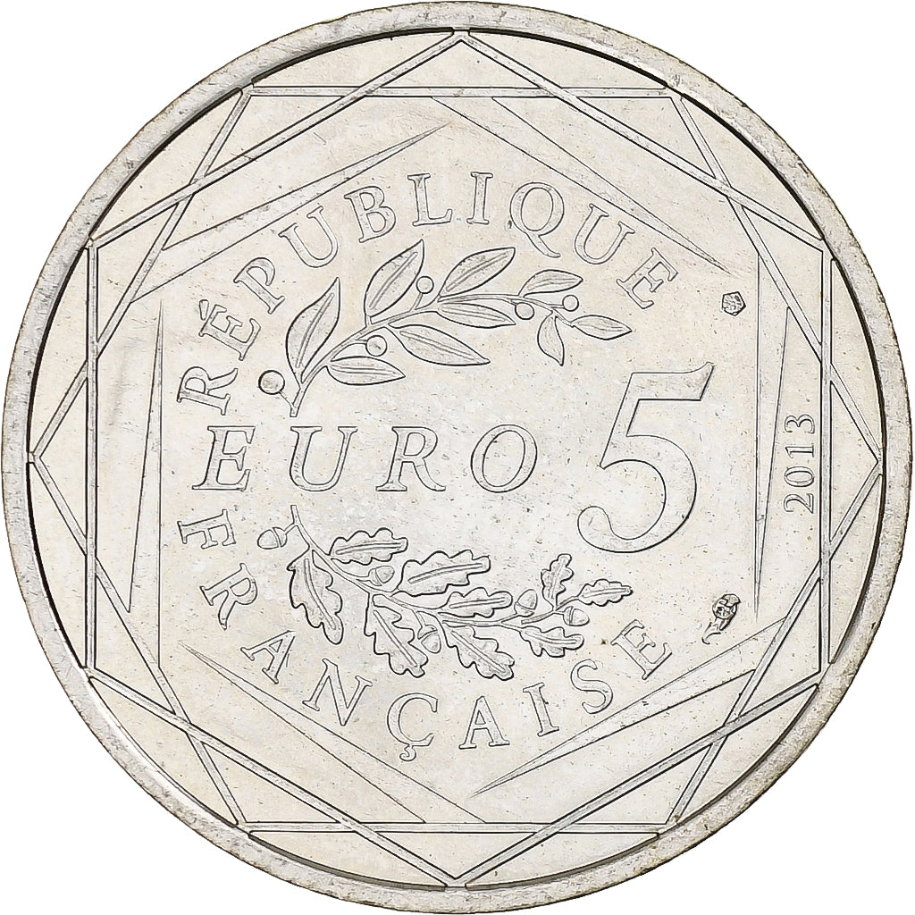 Francja, 5 Euro, Liberté, 2013, Monnaie de Paris, Srebro, AU(55-58)