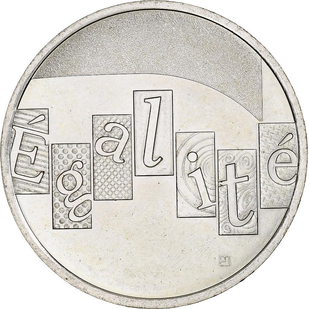 Francja, 5 Euro, Egalité, 2013, Monnaie de Paris, Srebro, AU(55-58)