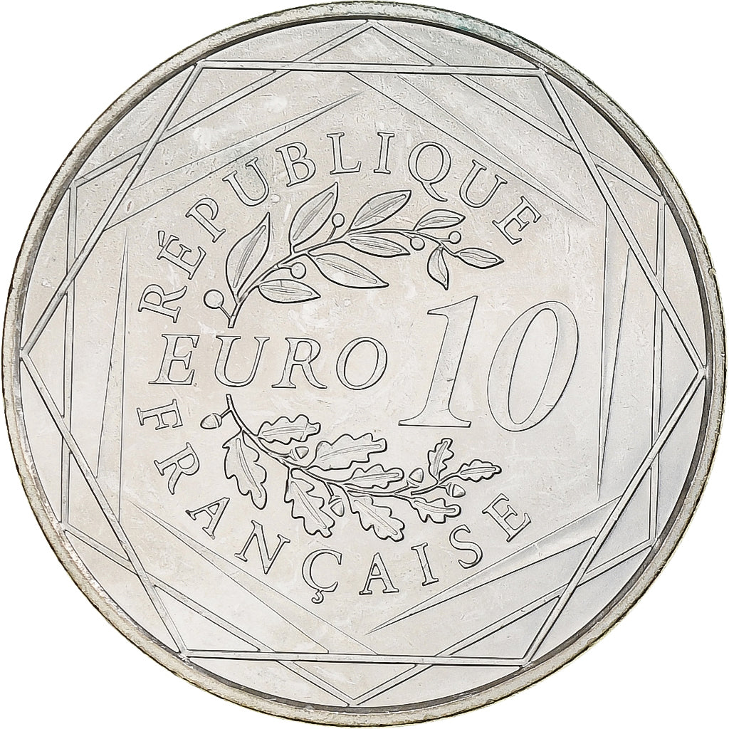 France, 10 Euro, Hercule, 2012, Monnaie de Paris, Silver, MS(63)