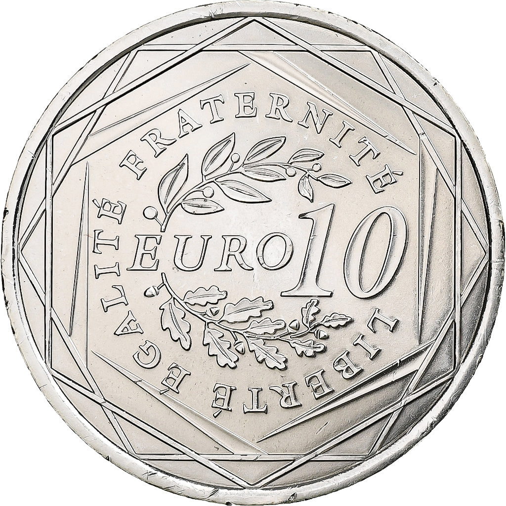 France, 10 Euro, Semeuse, 2009, Monnaie de Paris, Silver, MS(65-70)
