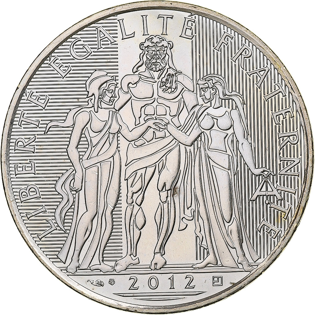 Frankreich, 10 Euro, Hercule, 2012, Monnaie de Paris, Silber, UNZ