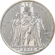 France, 10 Euro, Hercule, 2012, Monnaie de Paris, Silver, MS(63)