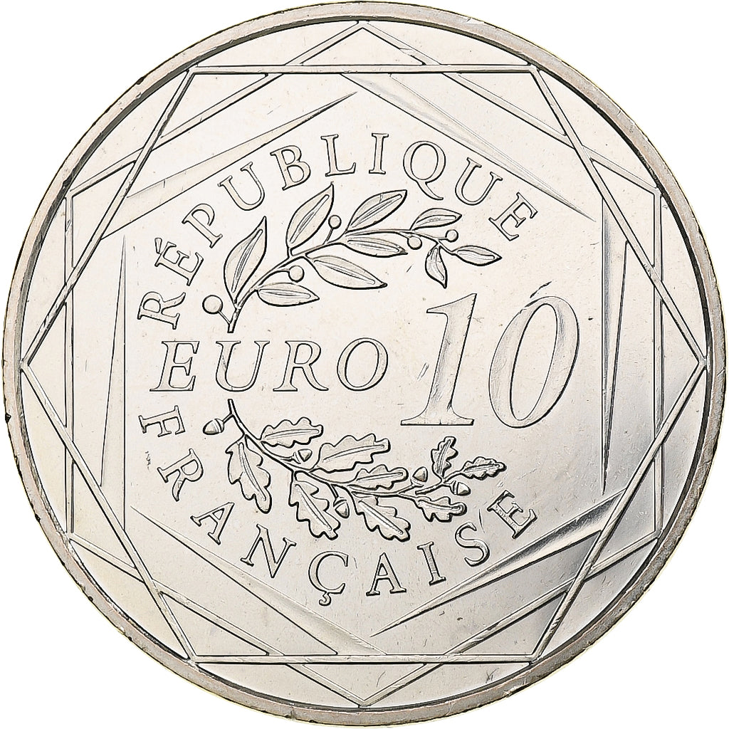 Frankrijk, 10 Euro, Hercule, 2012, Monnaie de Paris, Zilver, UNC-