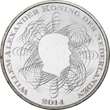Netherlands, Willem-Alexander, 5 Euro, Dutch Bank, 2014, Utrecht, Silver Plated