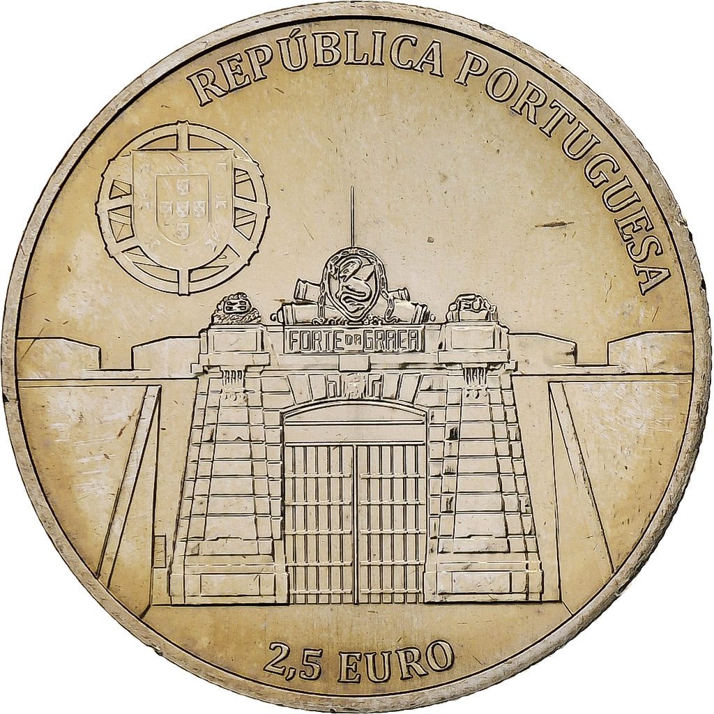 Portugal, 2,5 Euro, Fortifications of Elvas, 2013, Lisbon, Kupfer-Nickel, UNZ