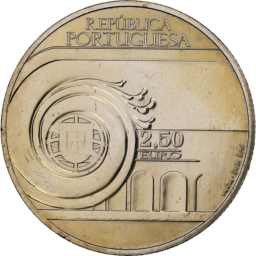 Portugal, 2,5 Euro, João Villaret, 2013, Lisbon, Copper-nickel, MS(63)