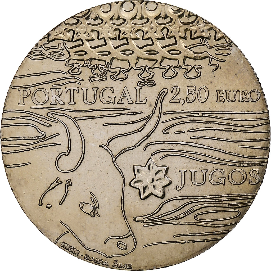Portugal, 2,5 Euro, Jugos, 2014, Lisbon, Copper-nickel, MS(63)