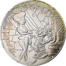 France, 10 Euro, Astérix - Égalité, 2015, Monnaie de Paris, Silver, MS(63)