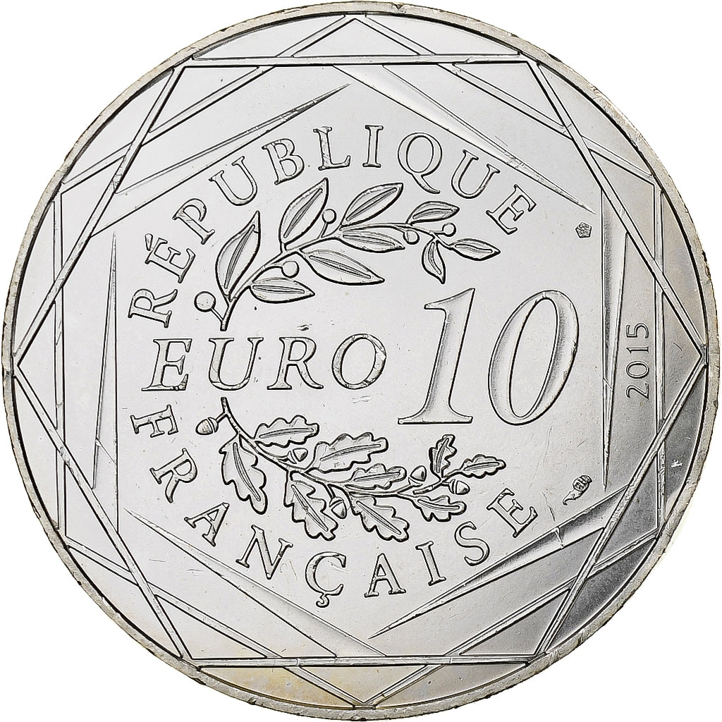 Frankrijk, 10 Euro, Astérix - Égalité, 2015, Monnaie de Paris, Zilver, UNC-