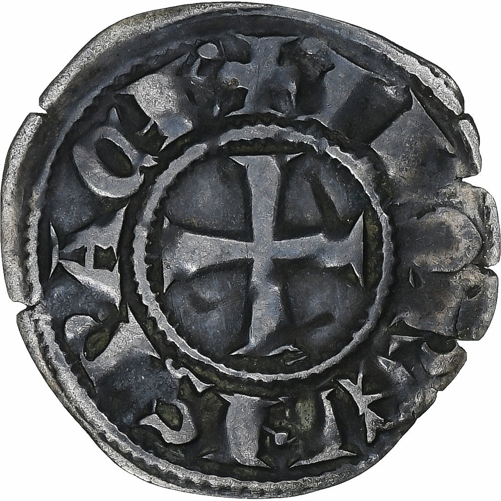 Grecia, Principality of Achaea, Florent de Hainaut, Denier, 1289-1297, Biglione