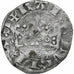 France, Charles IV, Double Parisis, Billon, EF(40-45), Duplessy:244c
